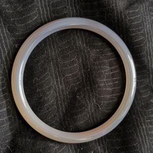 SOLD - Purple agate bangle bracelet - 紫烟玛瑙